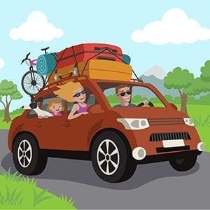 Summer Family Car Vacation
