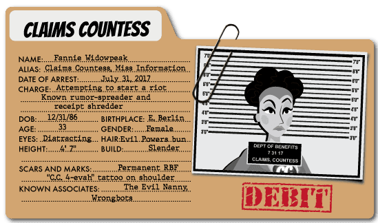 Claims Countess - Healthcare Expenses Villain