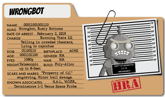 Wrongbot - Healthcare Expenses Villain