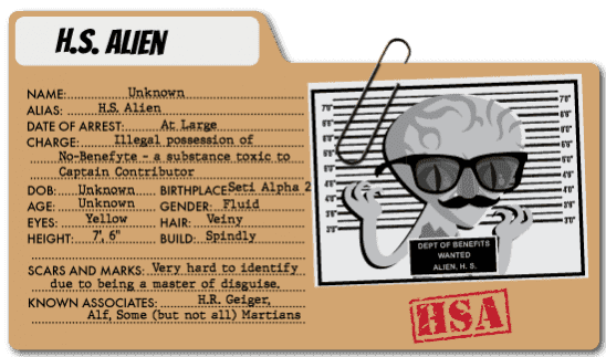Captain Contributor vs. H.S. Alien